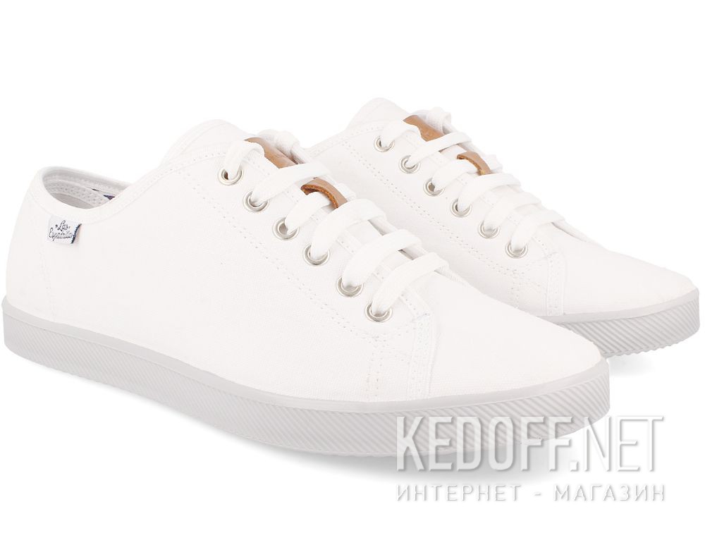 Mens sneakers Las Espadrillas 6099-13 Optical White купить Украина