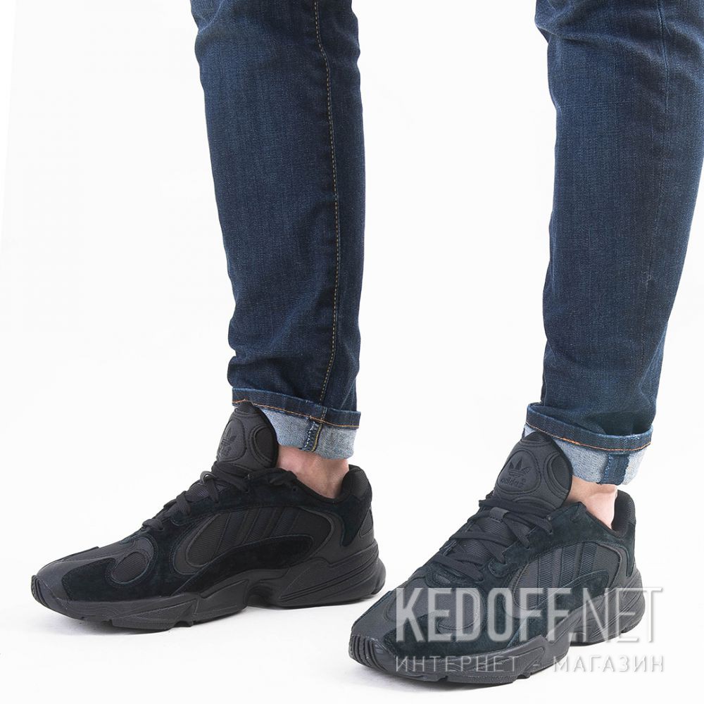 Мужские кроссовки Adidas Yung I G27026 Чёрные доставка по Украине