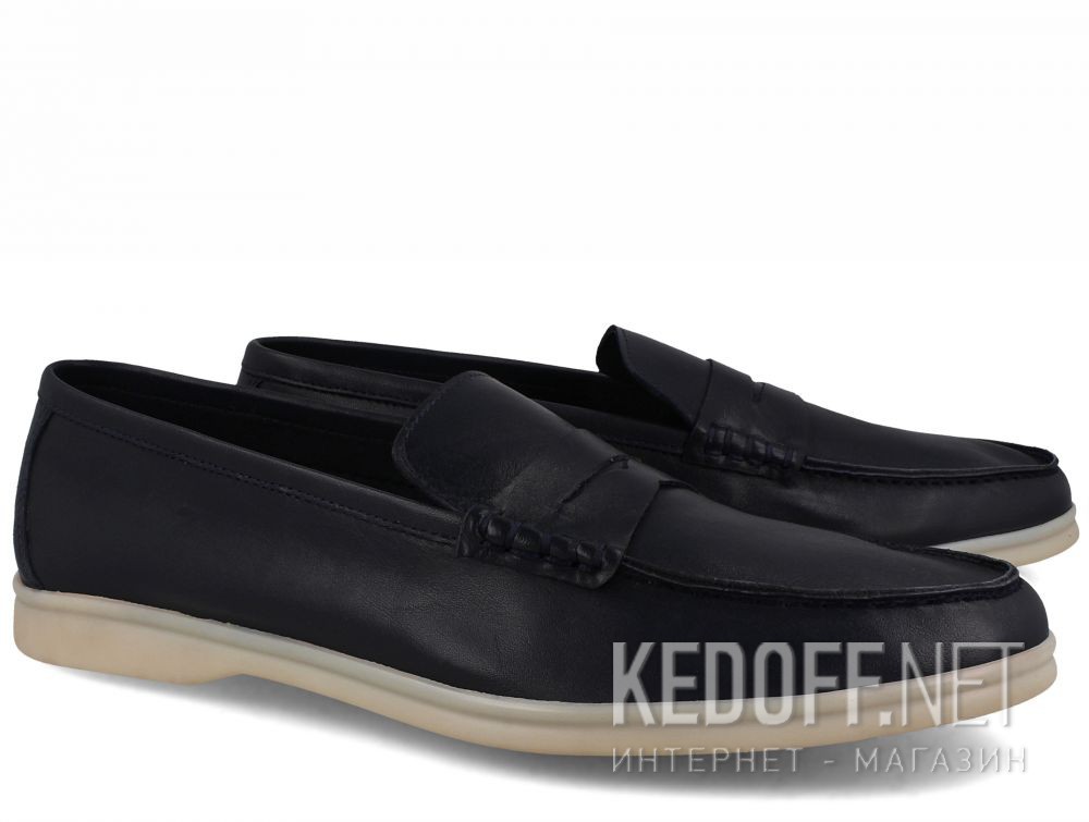Men's loafers Forester Alicante 3681-89 Navy Leather купить Украина