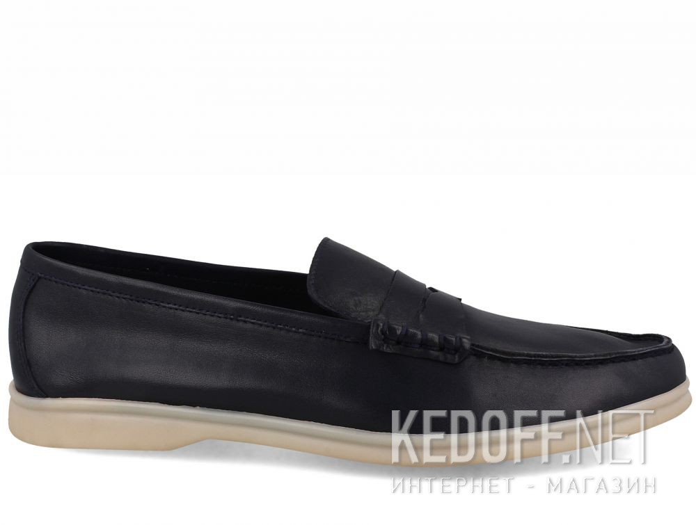Оригинальные Men's loafers Forester Alicante 3681-89 Navy Leather