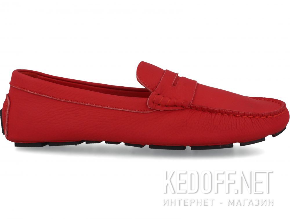 Чоловічі мокасини Forester Red Leather Tods 5103-47 купити Україна