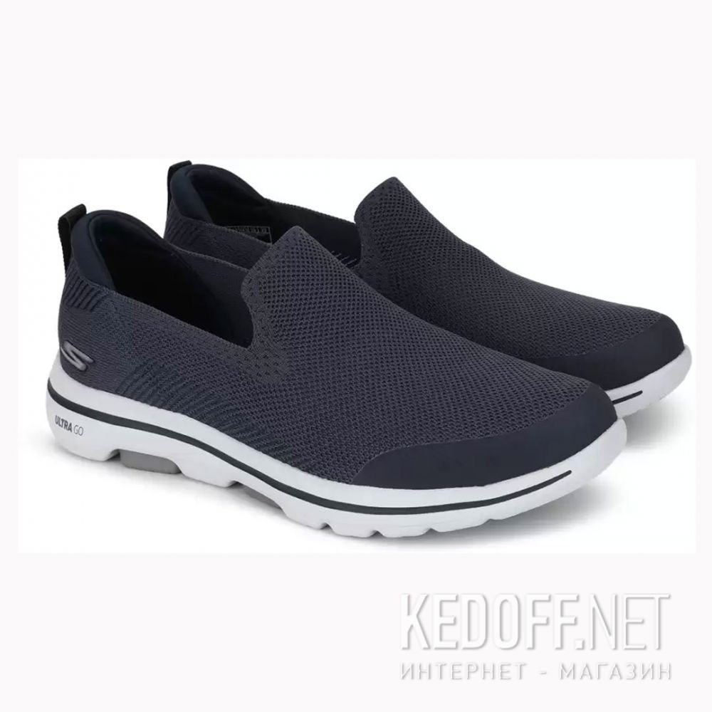 Delivery Trendy men's casual shoes Skechers Go Walk Navy Sparrow 5 55503NVY