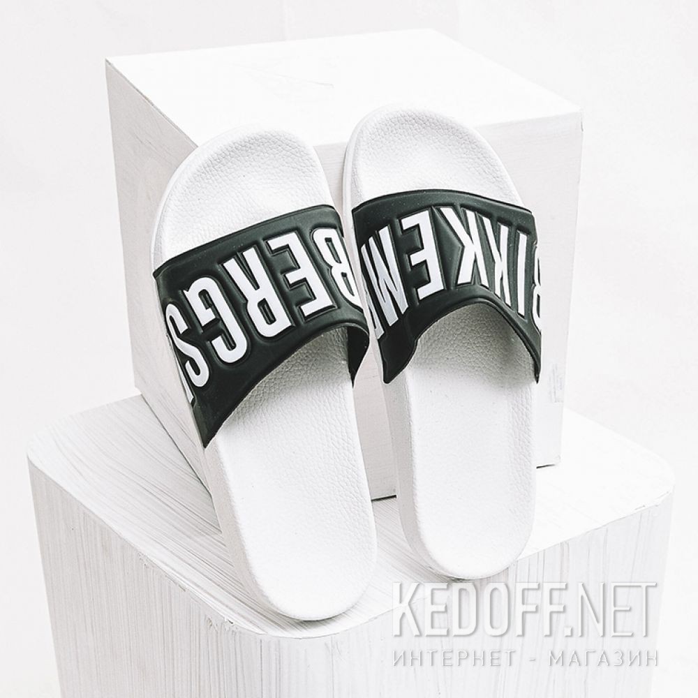 Delivery Dirk Bikkembergs Slippers Swimm 108367-13 Made in Italy unisex (black/white)