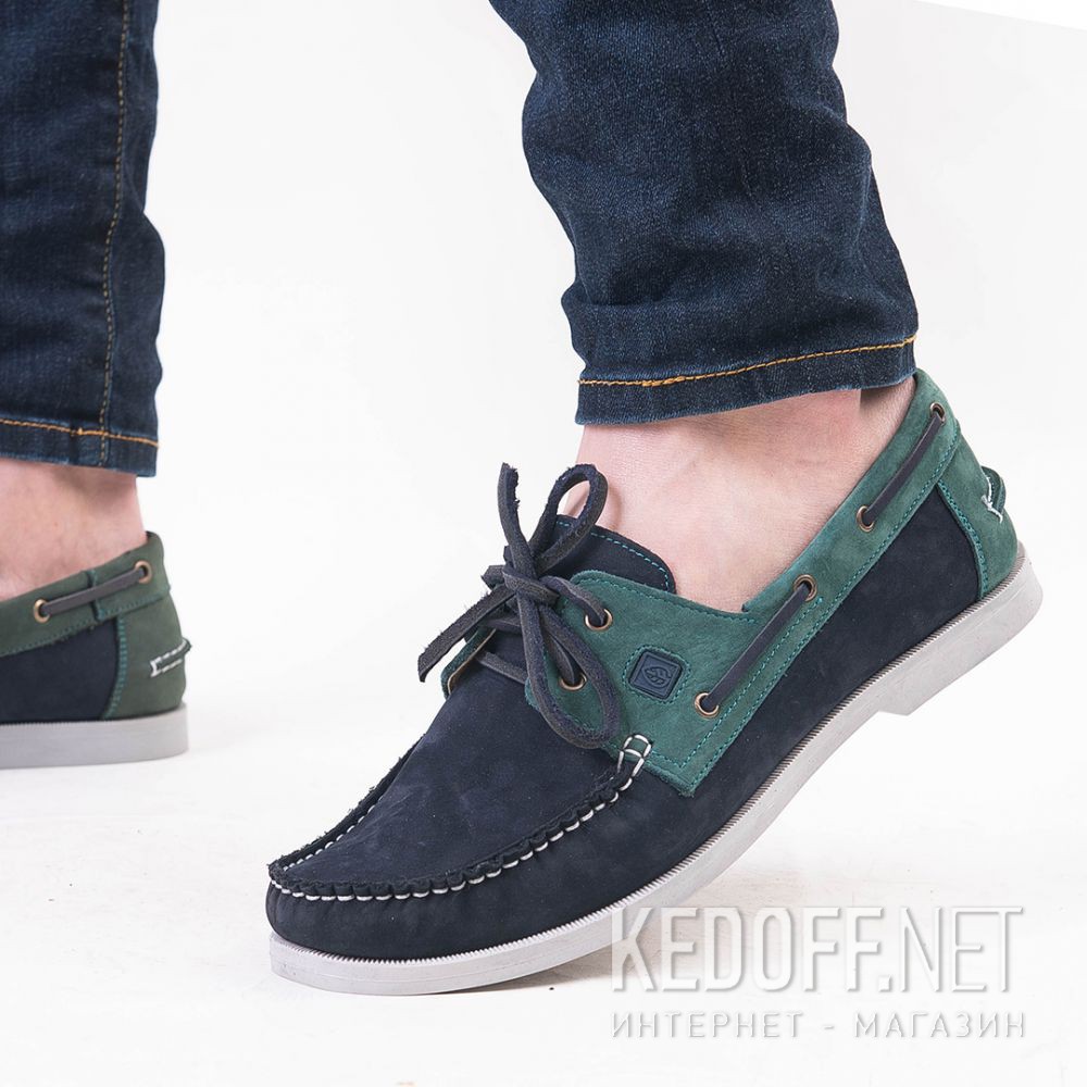 The Forester 5037-22 shoes (Navy/green) Фото 10