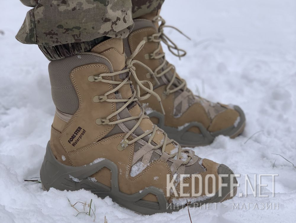 Men's combat boot Forester High Beige F3560 Waterresistant доставка по Украине