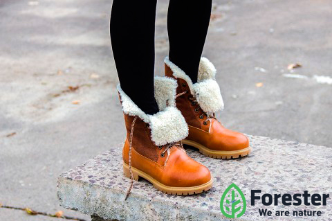 Осенние ботинки-Forester-c натуральным мехом