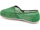 Текстильная обувь Las Espadrillas 2018-8 унисекс    (зеленый) купить Украина