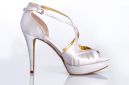 Ślubne buty Nine West 60229401-996w (srebrny/czarny) купить Украина