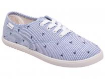 Women's canvas shoes Calypso Casual Light Blue 9610-002