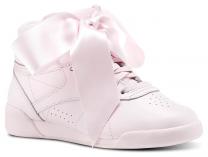 Women Reebok sneakers Freestyle Hi Steals Hearts Hi Satin Bow CM8905