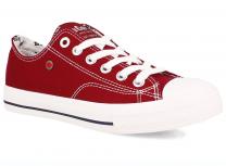 Red canvas shoes Lee Cooper LCW-21-31-0099L