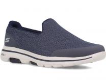 Trendy men's casual shoes Skechers Go Walk Navy Sparrow 5 55503NVY