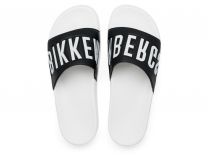 Dirk Bikkembergs Slippers Swimm 108367-13 Made in Italy unisex (black/white)