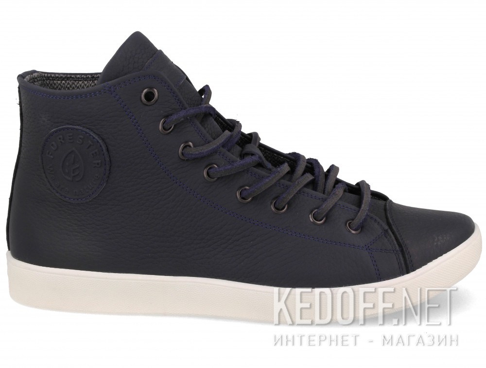 Цены на Mens leather shoes Forester Ergolight 132125-8913 unisex (Navy/blue)
