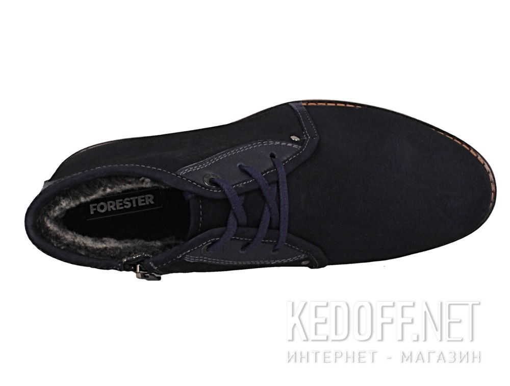 Чоловічі черевики Forester 1708-89 (темно-синій) все размеры