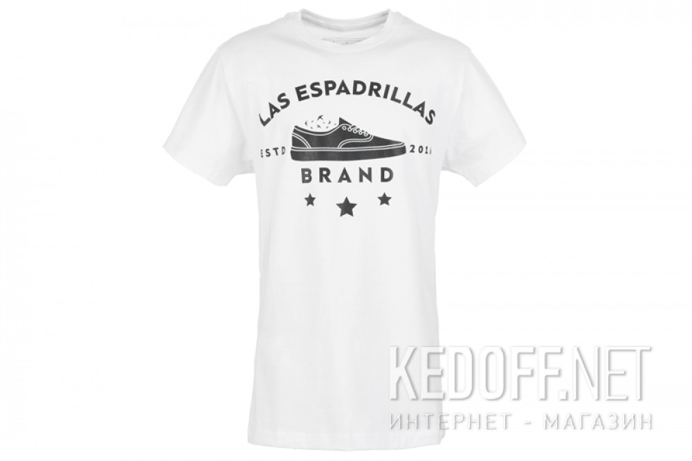 Мужские футболки Las Espadrillas 46531-F255    (белый)