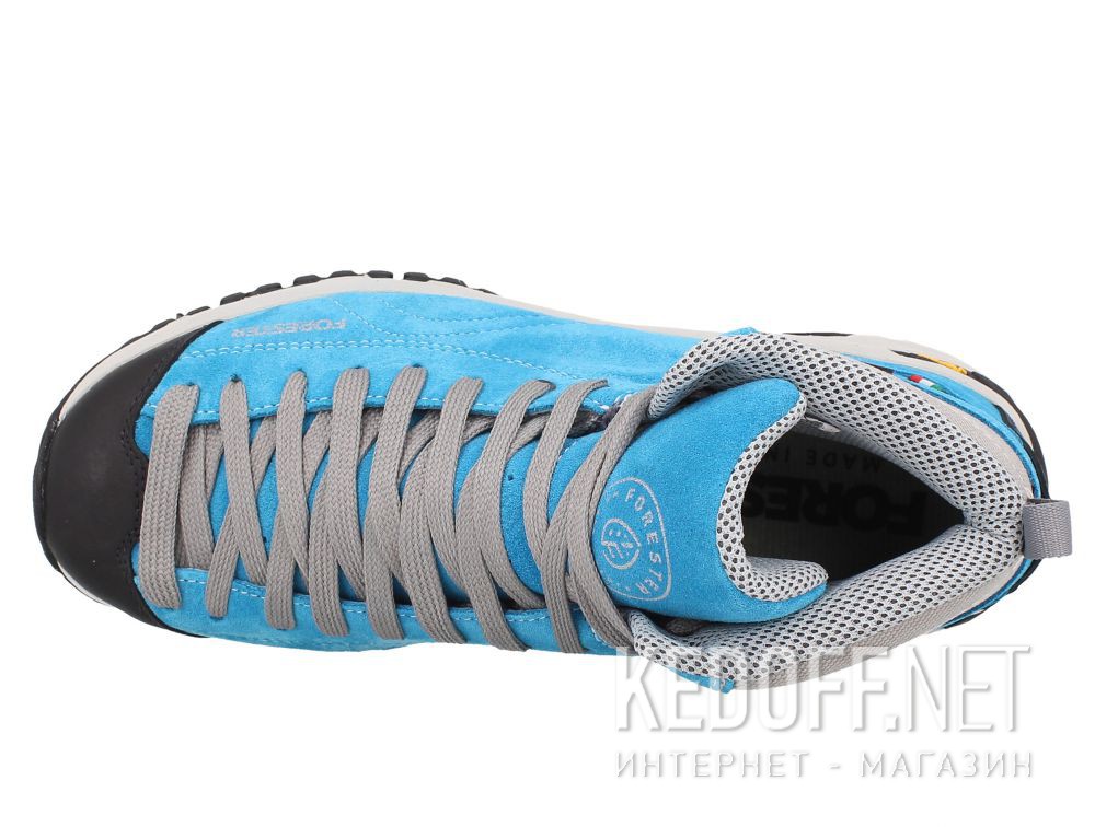 Замшеві черевики Forester Blue Vibram 247951-40 Made in Italy описание