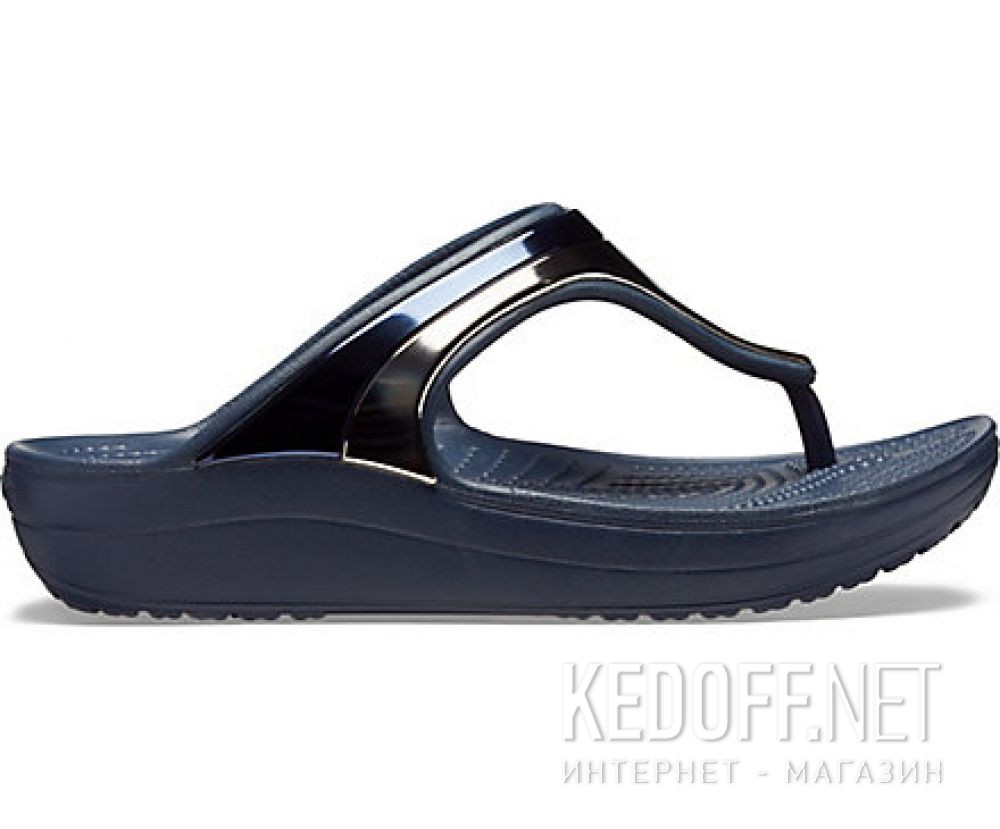 Женские сандалии Crocs Sloane Metal Block Flip W Multi/Navy 205357- 4JD купить Украина