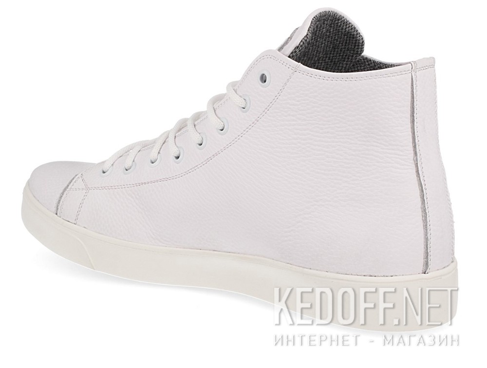 Чоловічі шкіряні кеди Forester White Leather 132125-13 (білий) купити Україна