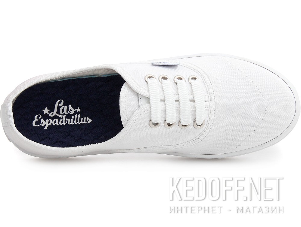 Sneakers Las Espadrillas V8214-7652TL Optical White (white) все размеры