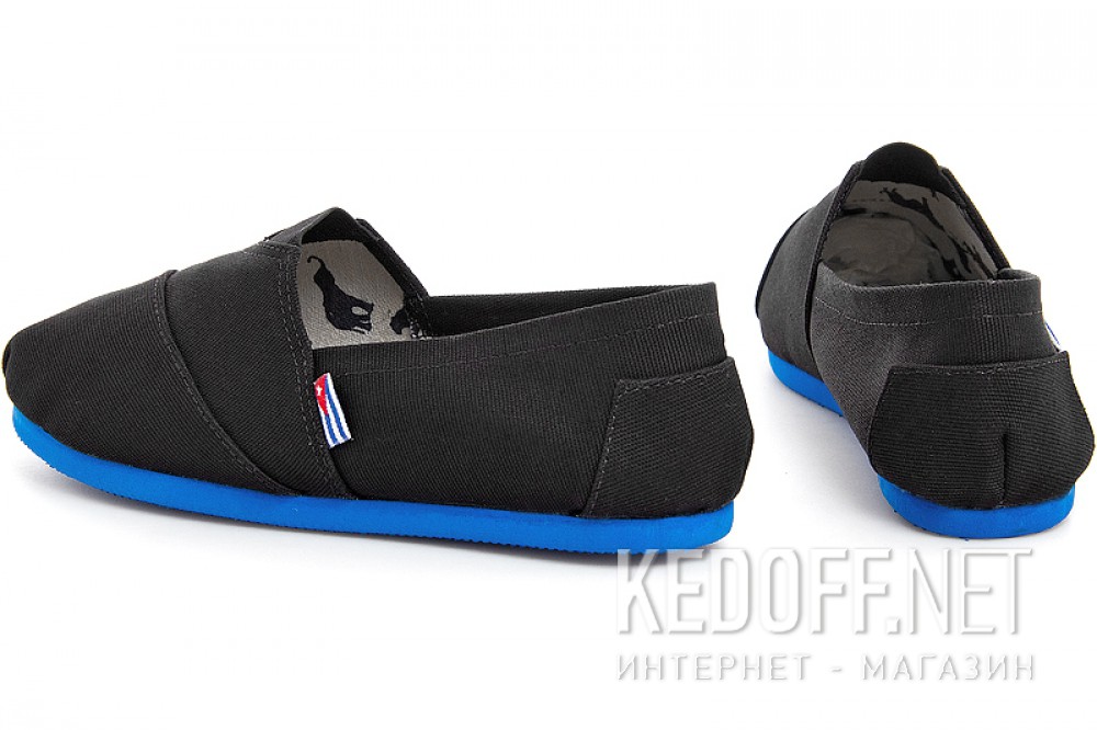 Текстильная обувь Las Espadrillas 2013-19 унисекс    (чёрный) купить Украина