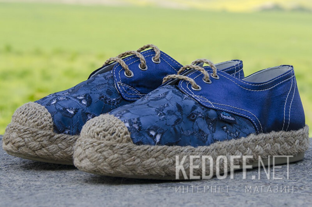 Womens sneakers Las Espadrillas 558203 (blue) доставка по Украине