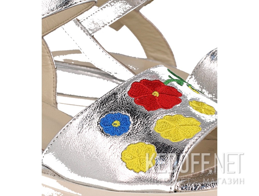 Цены на Жіночі сандалі Las Espadrillas Dg Fashion 009-602-14 (Срібний)