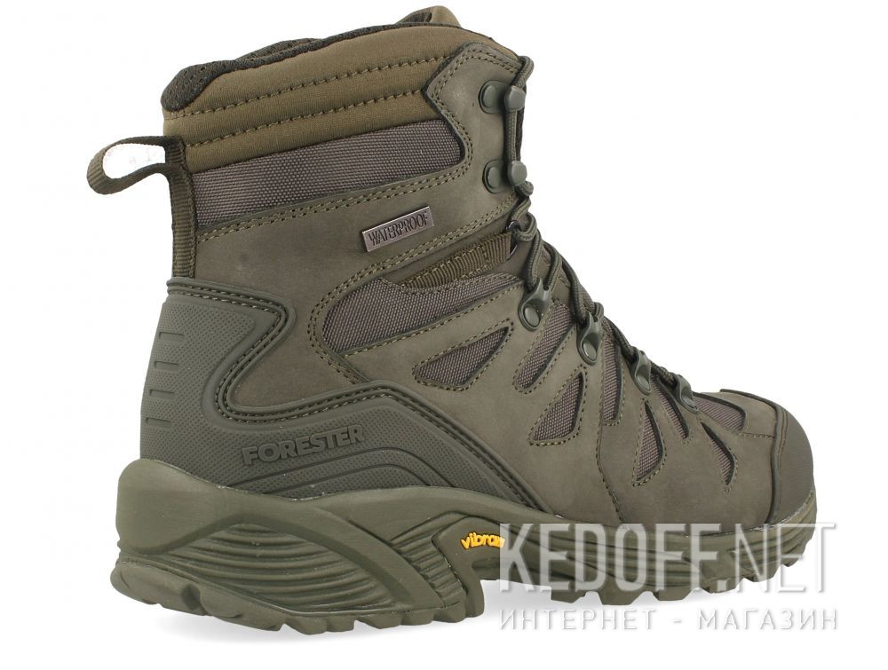 Men's combat boot Forester Mid Force Khaki Waterproof B24W003A-17FO Vibram описание