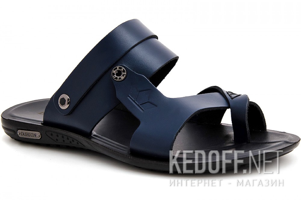 Мужские сандалии Las Espadrillas T011-89  (тёмно-синий) купить Украина