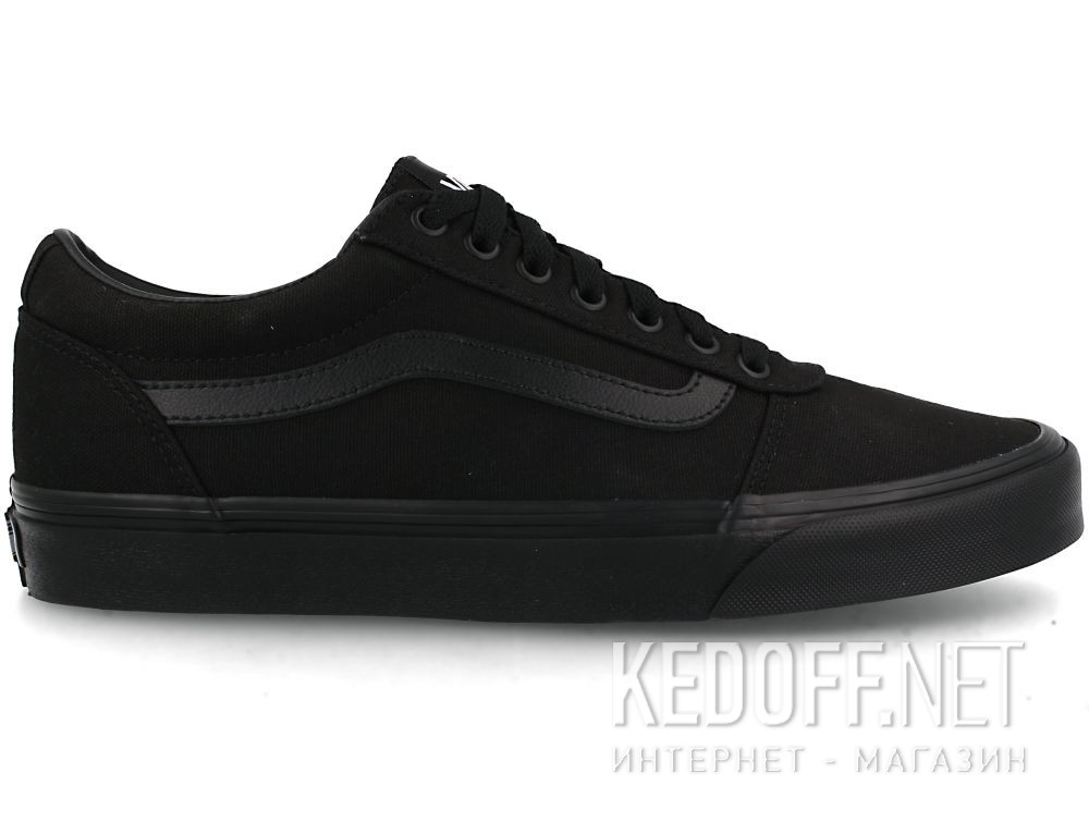 Men's sneakers Vans Ward VA38DM186 Black cotton купить Украина
