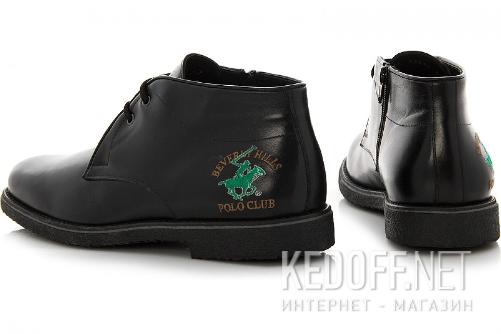 Мужские классические ботинки Beverly Hills Polo Club 72624-253    (чёрный) купить Украина