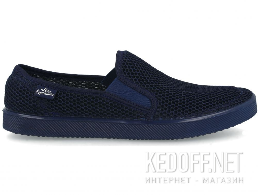 Чоловічі сліпони Las Espadrillas Mesh 6088-189 сіточка купити Україна