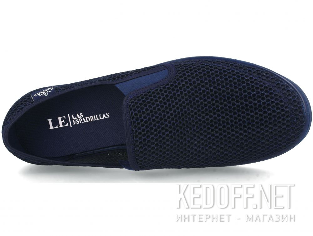 Мужские слипоны Las Espadrillas Mesh 6088-189 сеточка описание