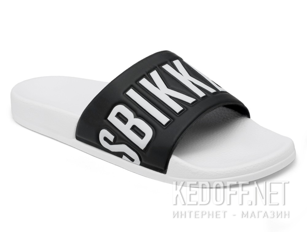 Тапочки Dirk Bikkembergs Swimm 108367-13 Made in Italy унісекс (чорний/білий) купити Україна