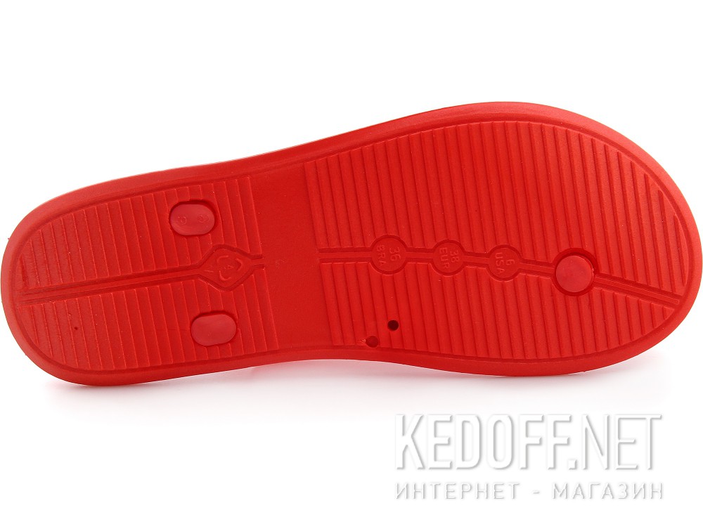 Оригинальные Womens flip flops Coral Coast 60009 (red)