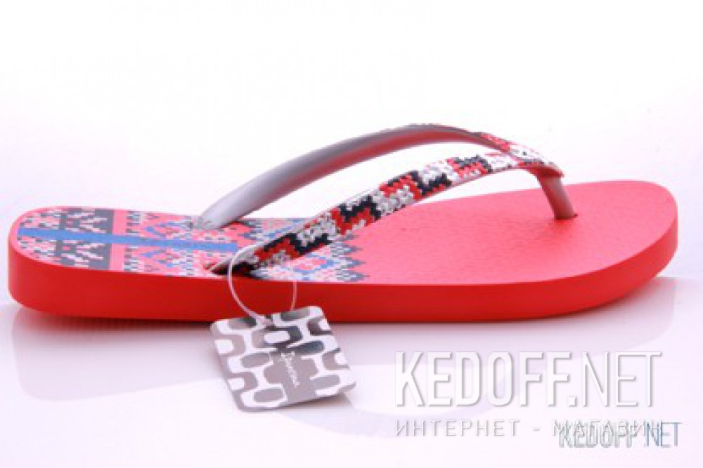 Women's flip-flops Rider 80859-22948 (red) описание