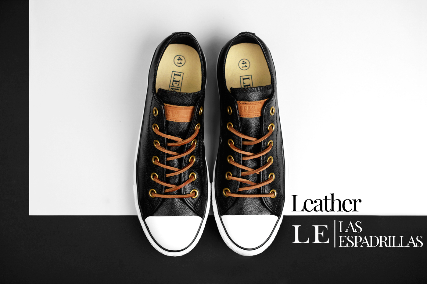 leather-canvas shoes-las espadrillas